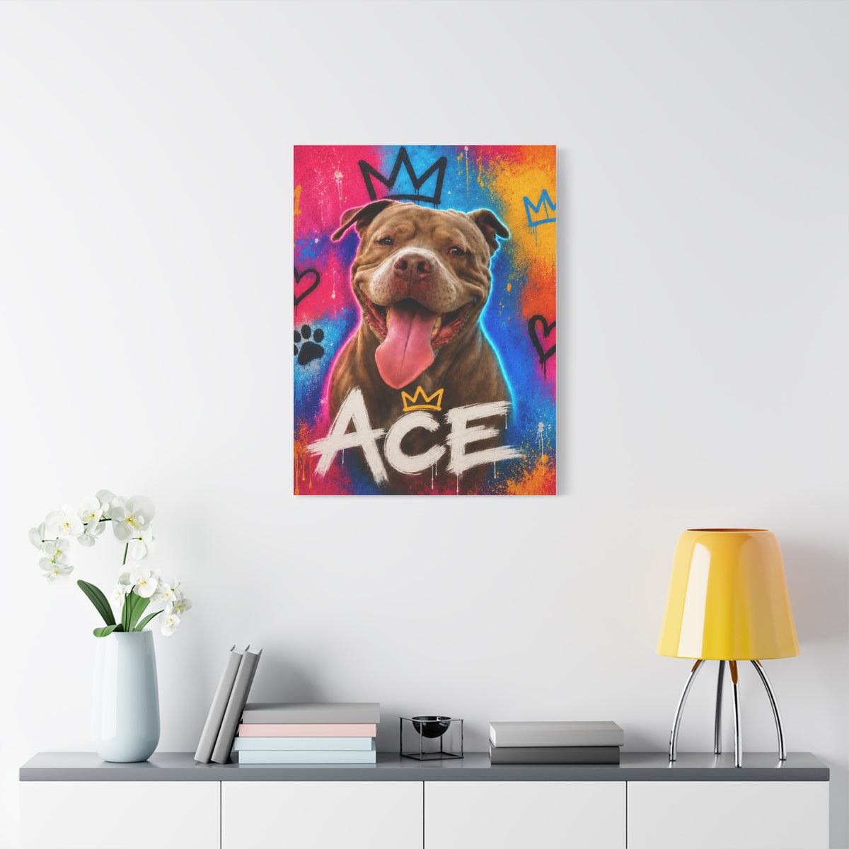 Street Art Custom Pet Canvas