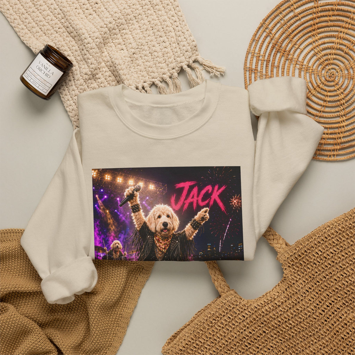 Rockstar Custom Pet Crewneck