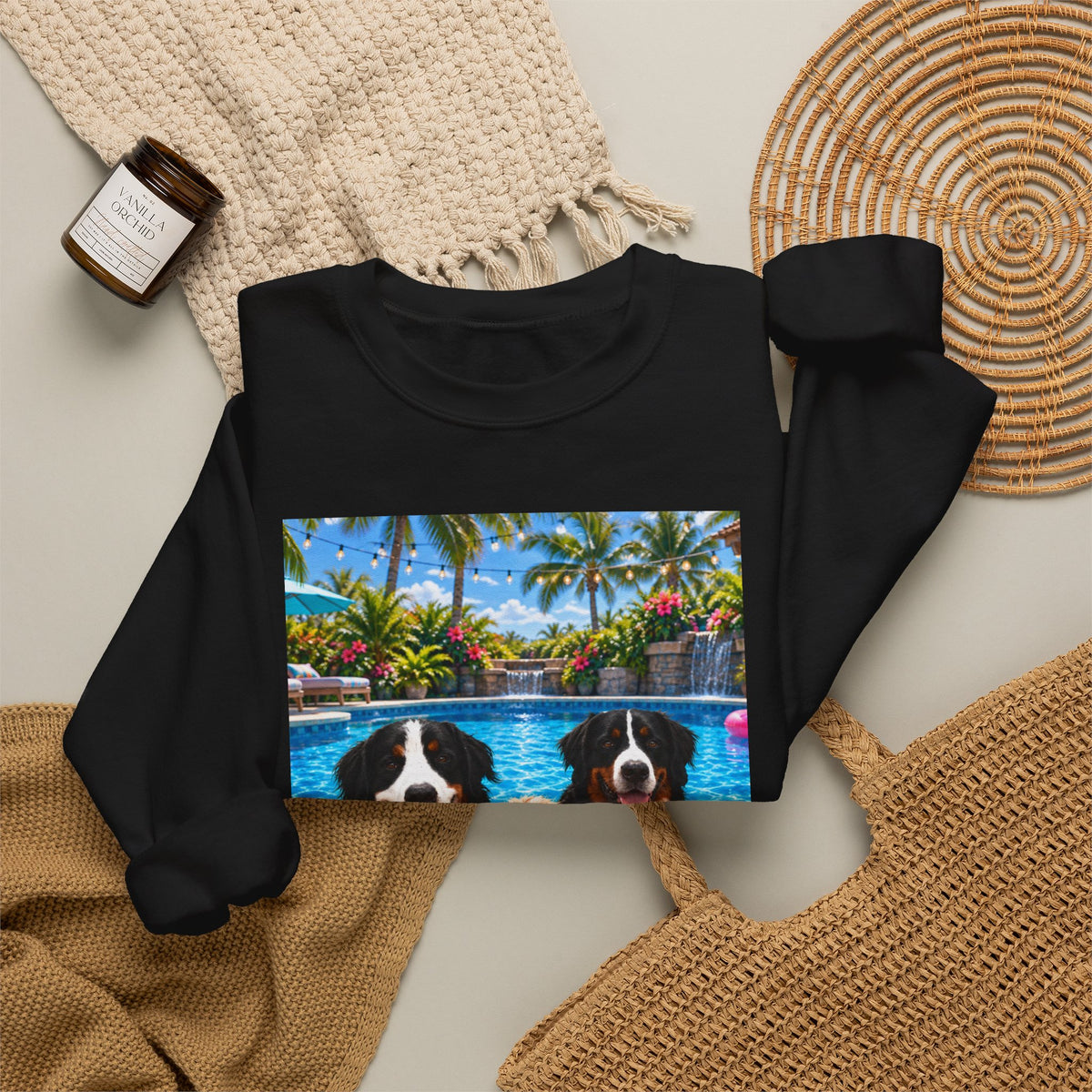 Pool Pawty Custom Pet Crewneck