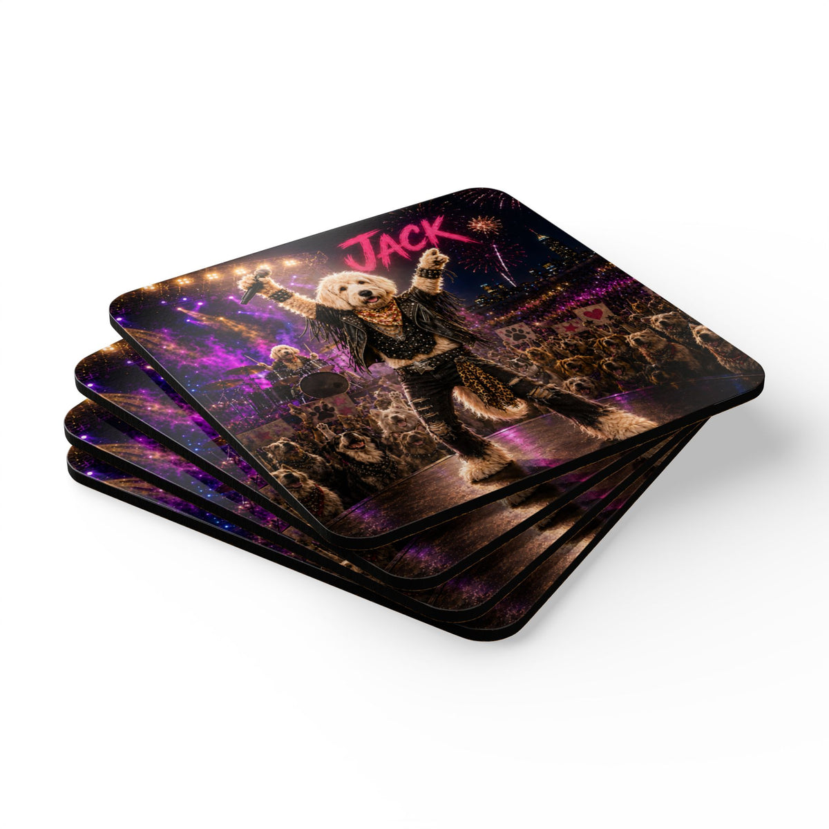 Rockstar Custom Pet Coasters