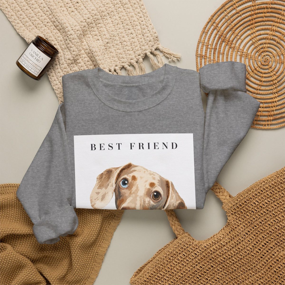 Modern Portrait Custom Pet Crewneck