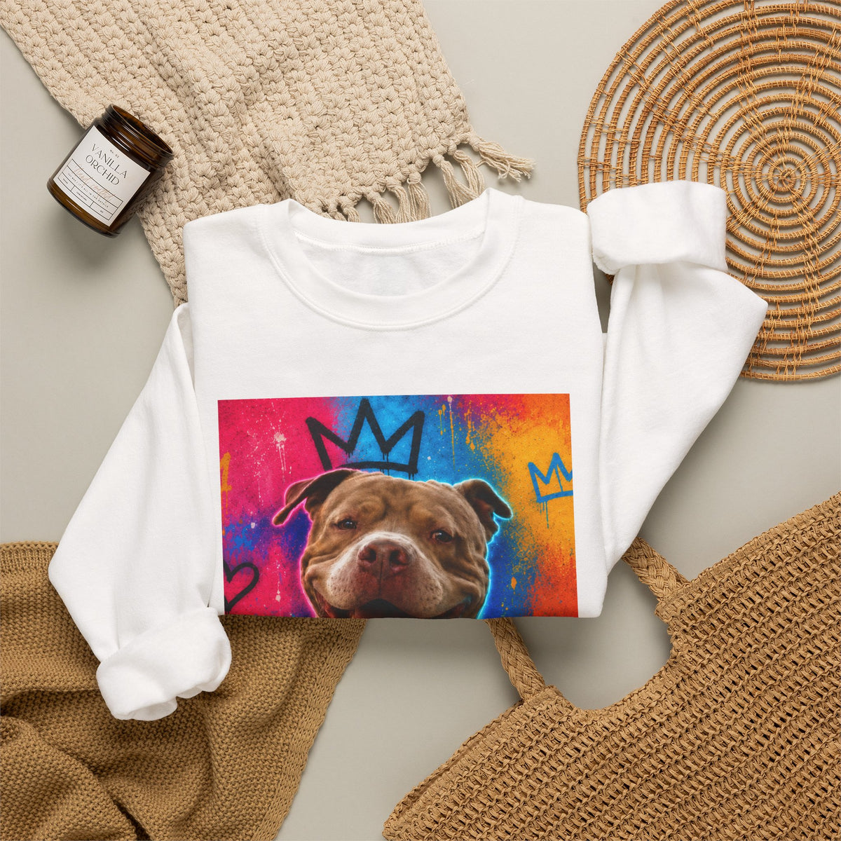 Street Art Custom Pet Crewneck