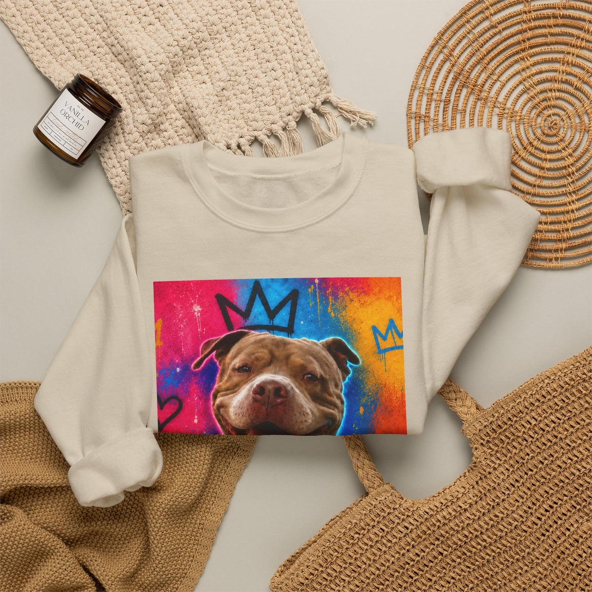 Street Art Custom Pet Crewneck