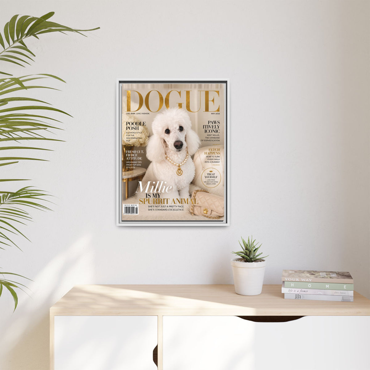 Dogue Custom Pet Framed Canvas