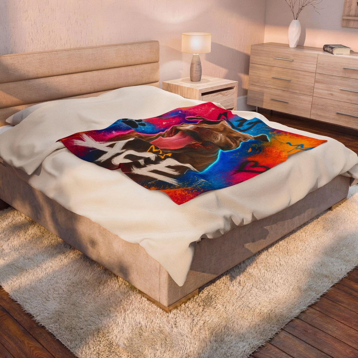 Street Art Custom Pet Blanket