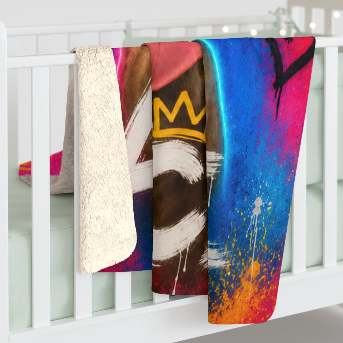 Street Art Custom Pet Sherpa Blanket