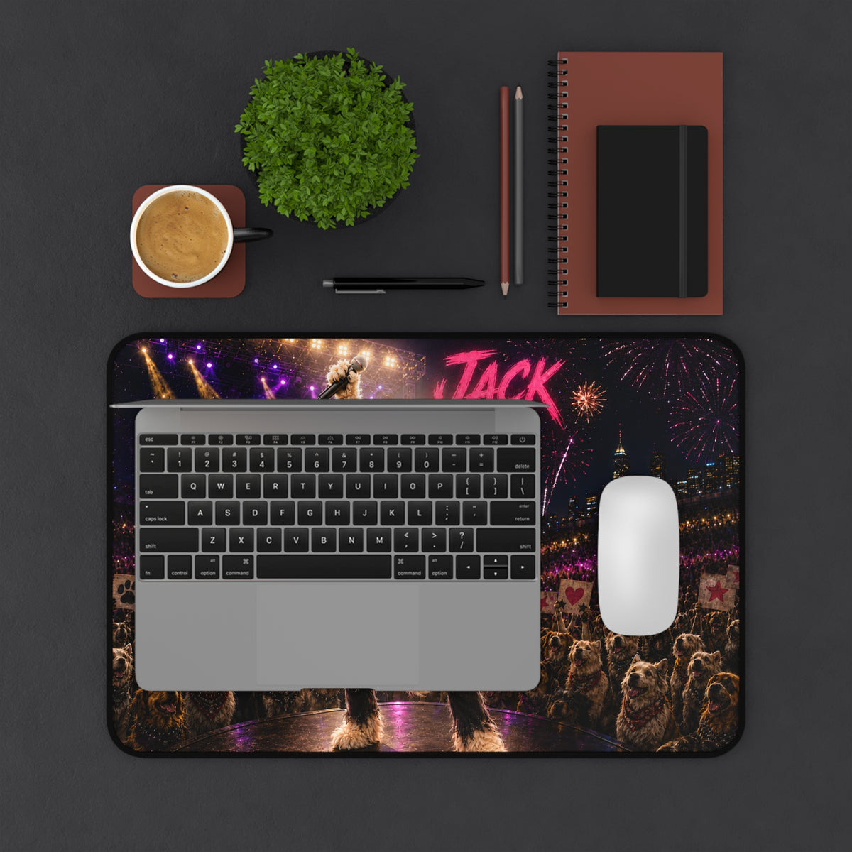 Rockstar Custom Pet Desk Mat