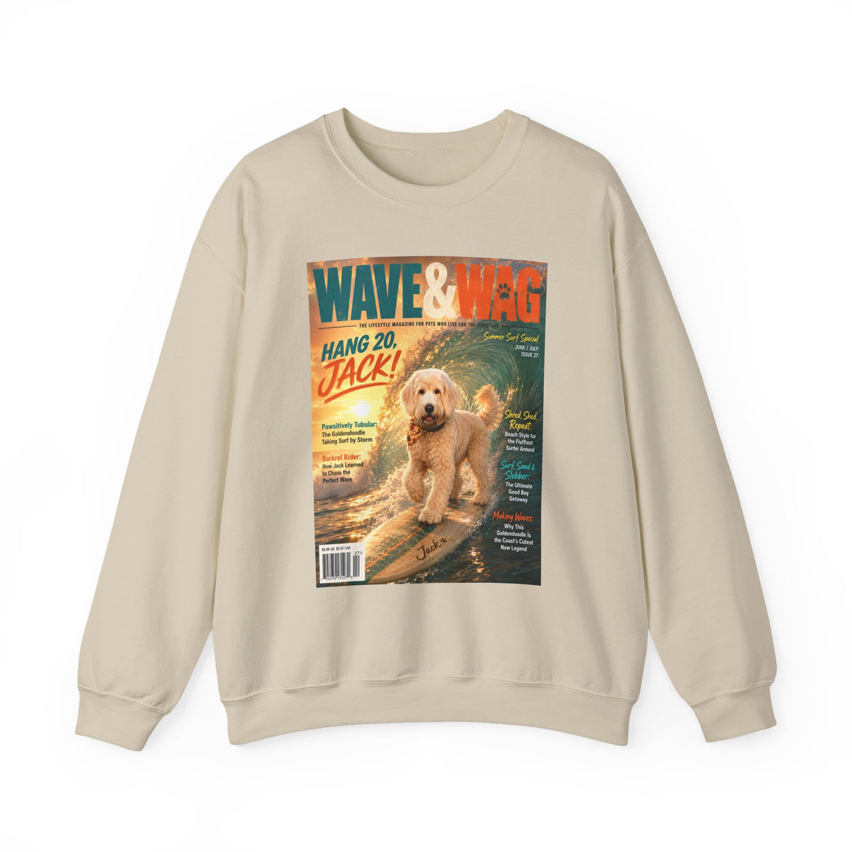 Wave & Wag Custom Pet Crewneck