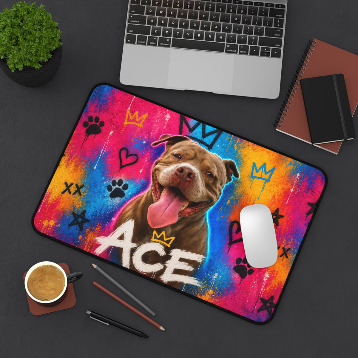 Street Art Custom Pet Desk Mat