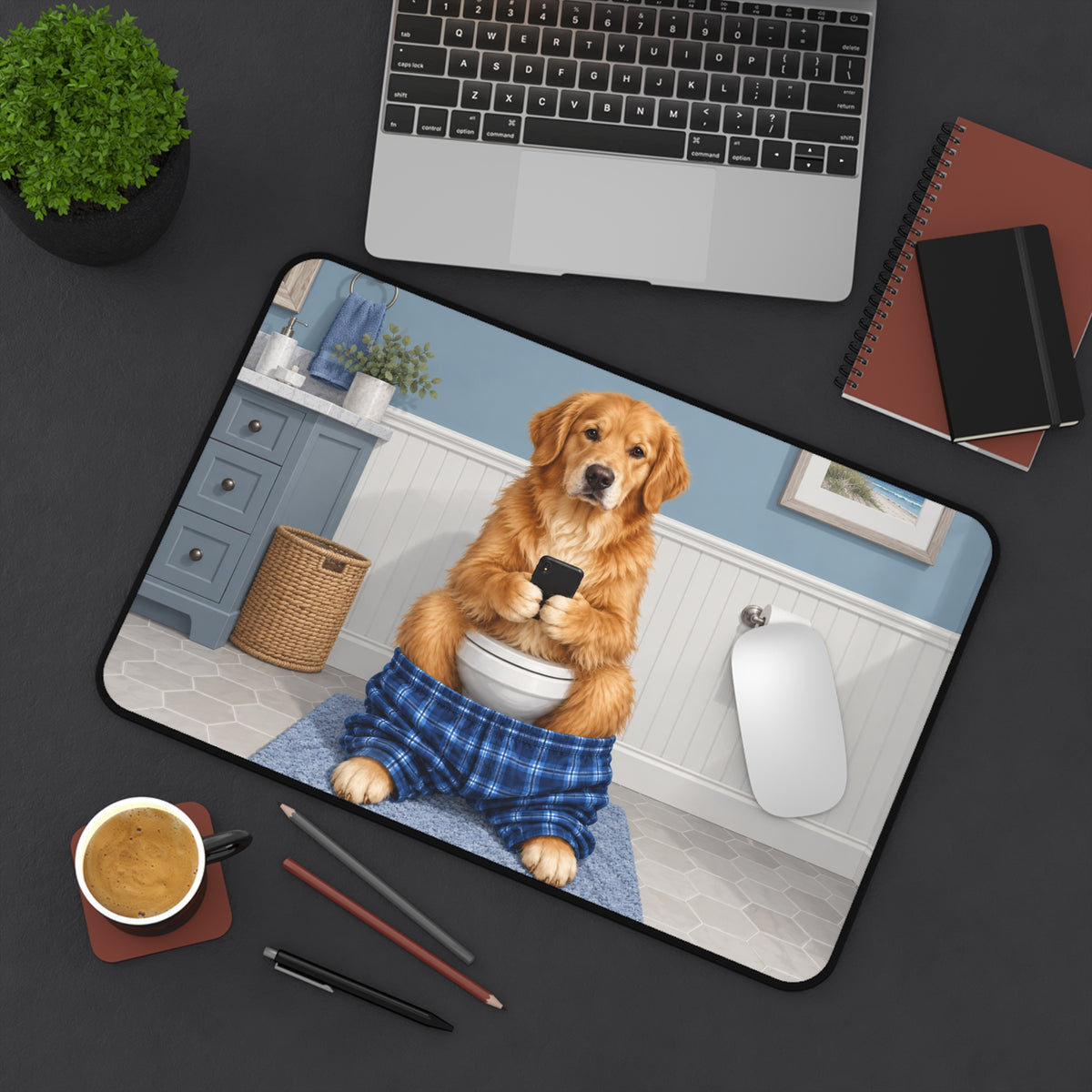 Sit & Scroll Custom Pet Desk Mat