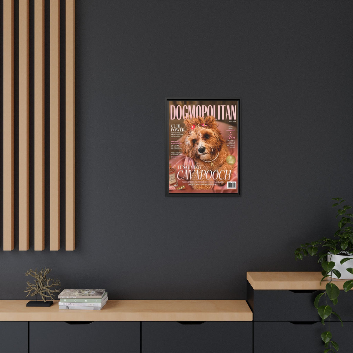 Dogmopolitan Custom Pet Framed Canvas