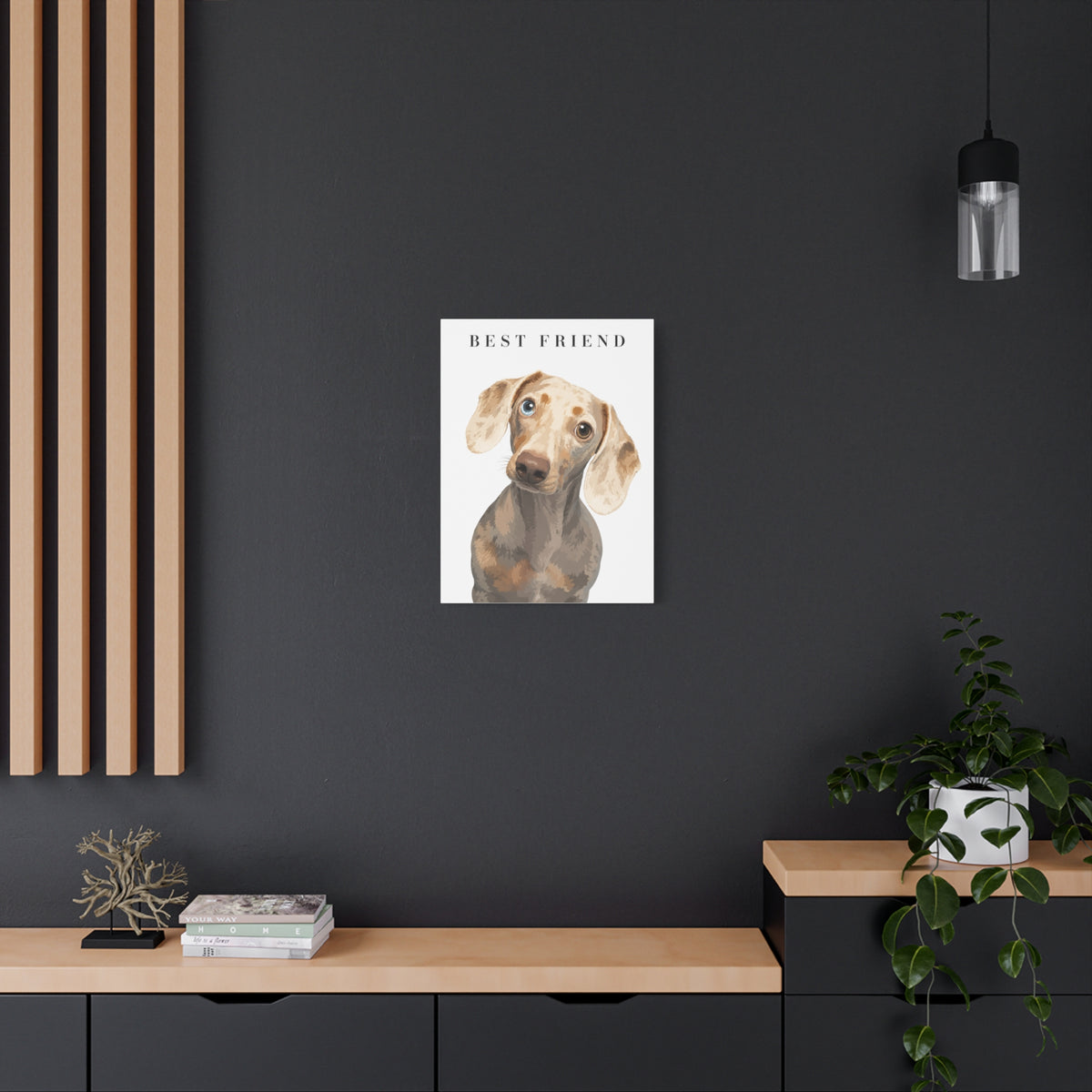 Modern Portrait Custom Pet Canvas
