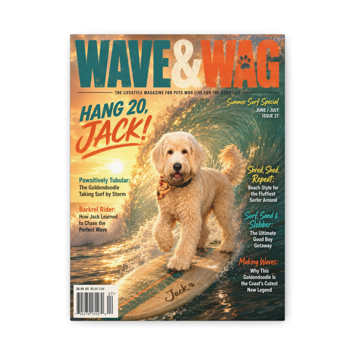 Wave & Wag Custom Pet Canvas