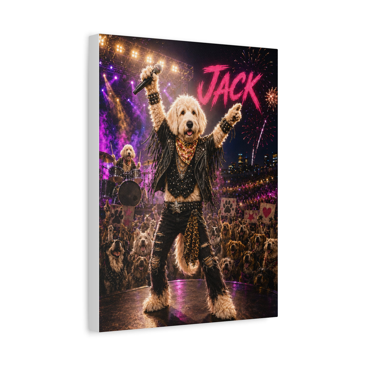 Rockstar Custom Pet Canvas