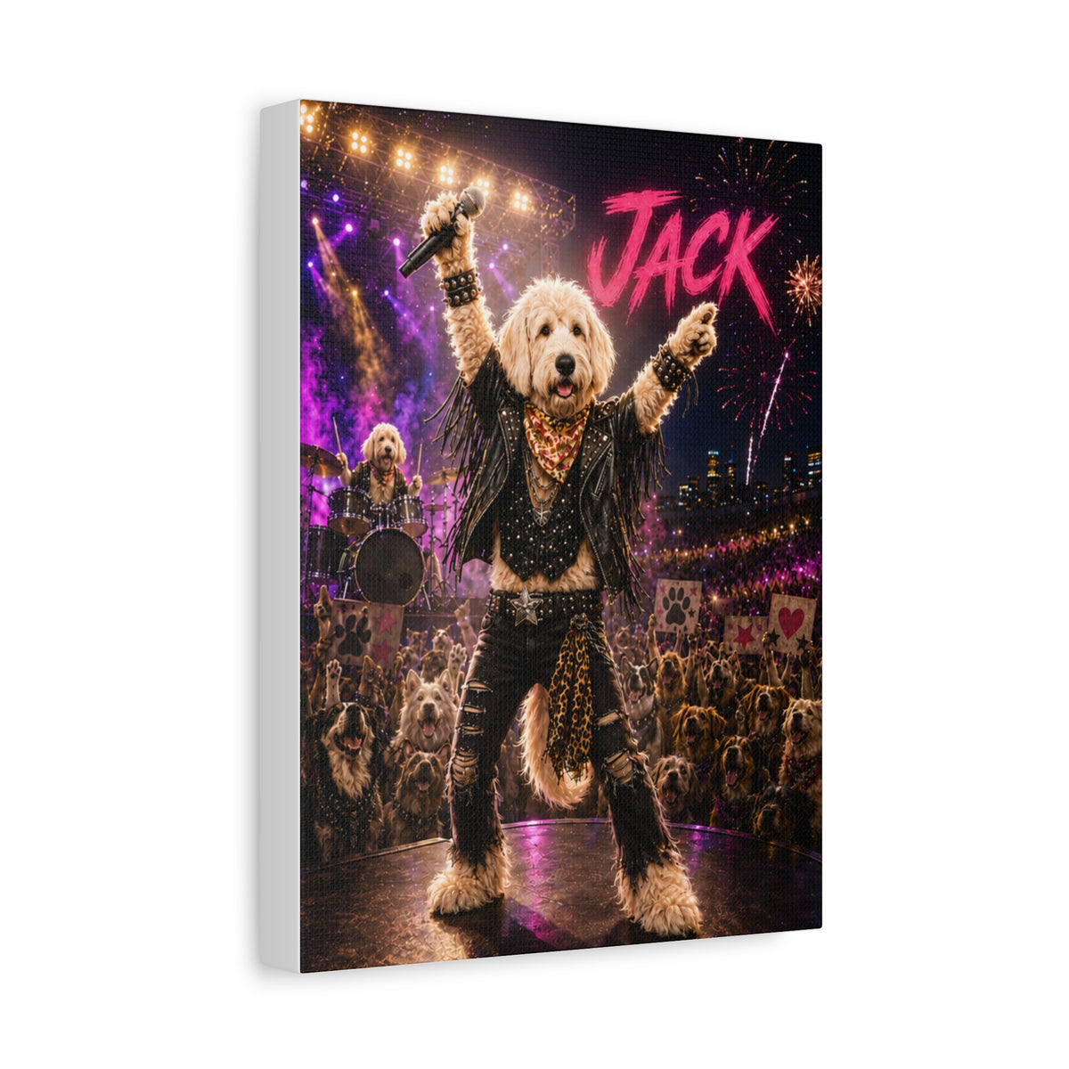 Rockstar Custom Pet Canvas