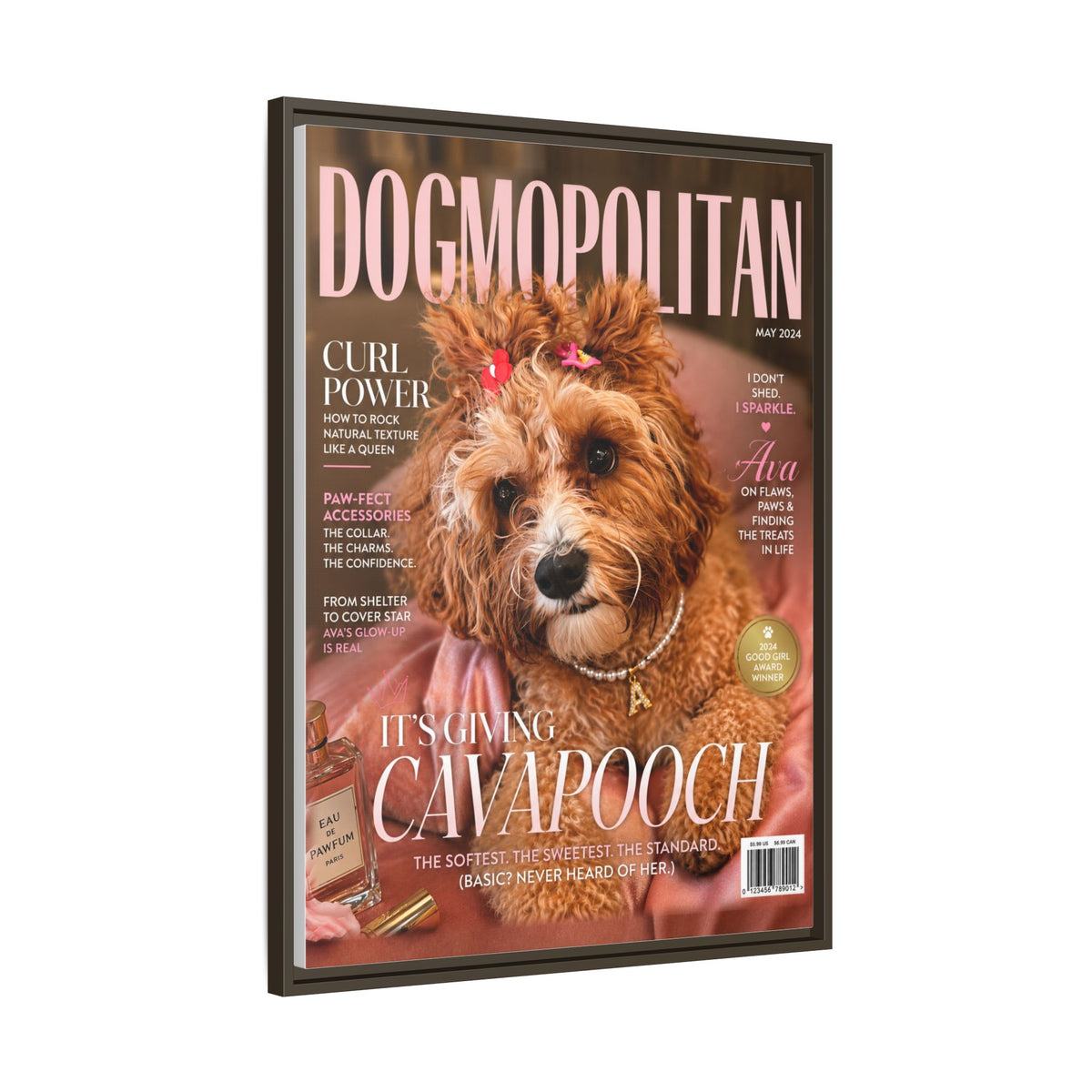 Dogmopolitan Custom Pet Framed Canvas