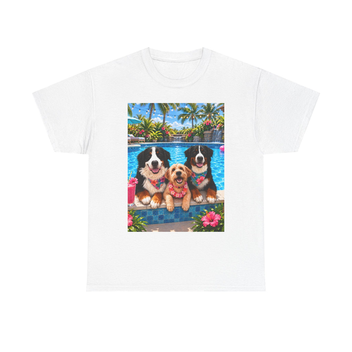 Pool Pawty Custom Pet Tee