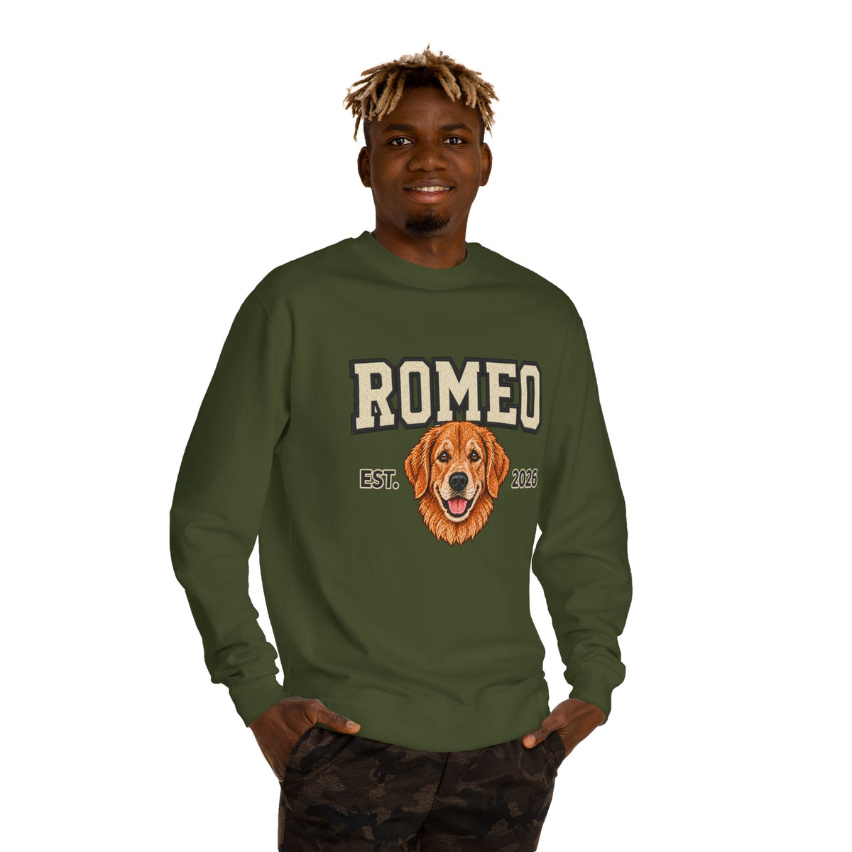 Varsity Custom Pet Crewneck