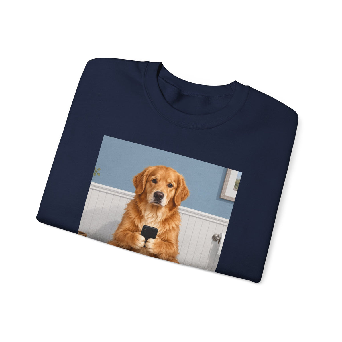 Sit & Scroll Custom Pet Crewneck