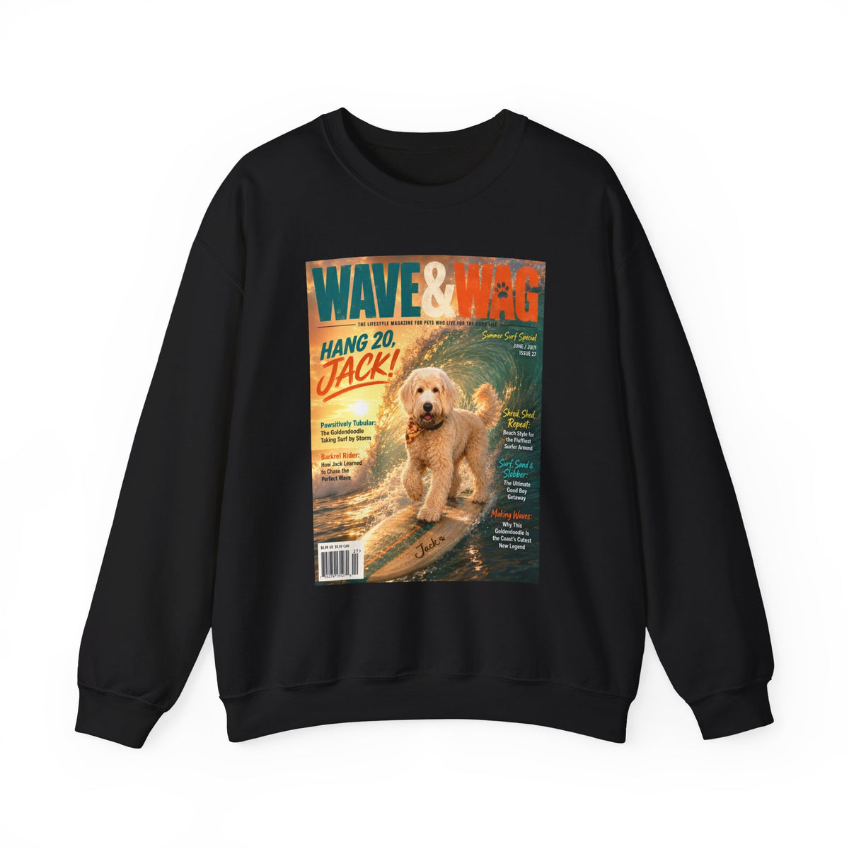 Wave & Wag Custom Pet Crewneck