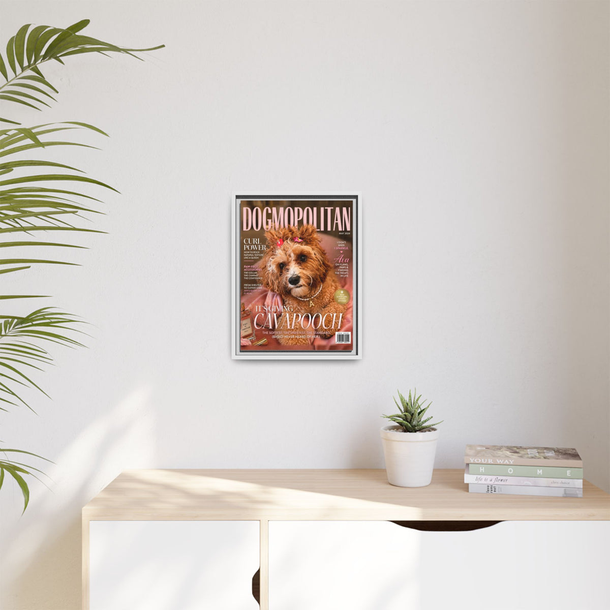 Dogmopolitan Custom Pet Framed Canvas