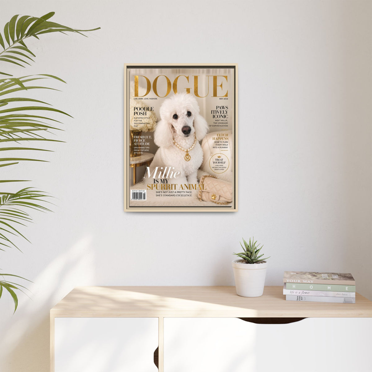 Dogue Custom Pet Framed Canvas