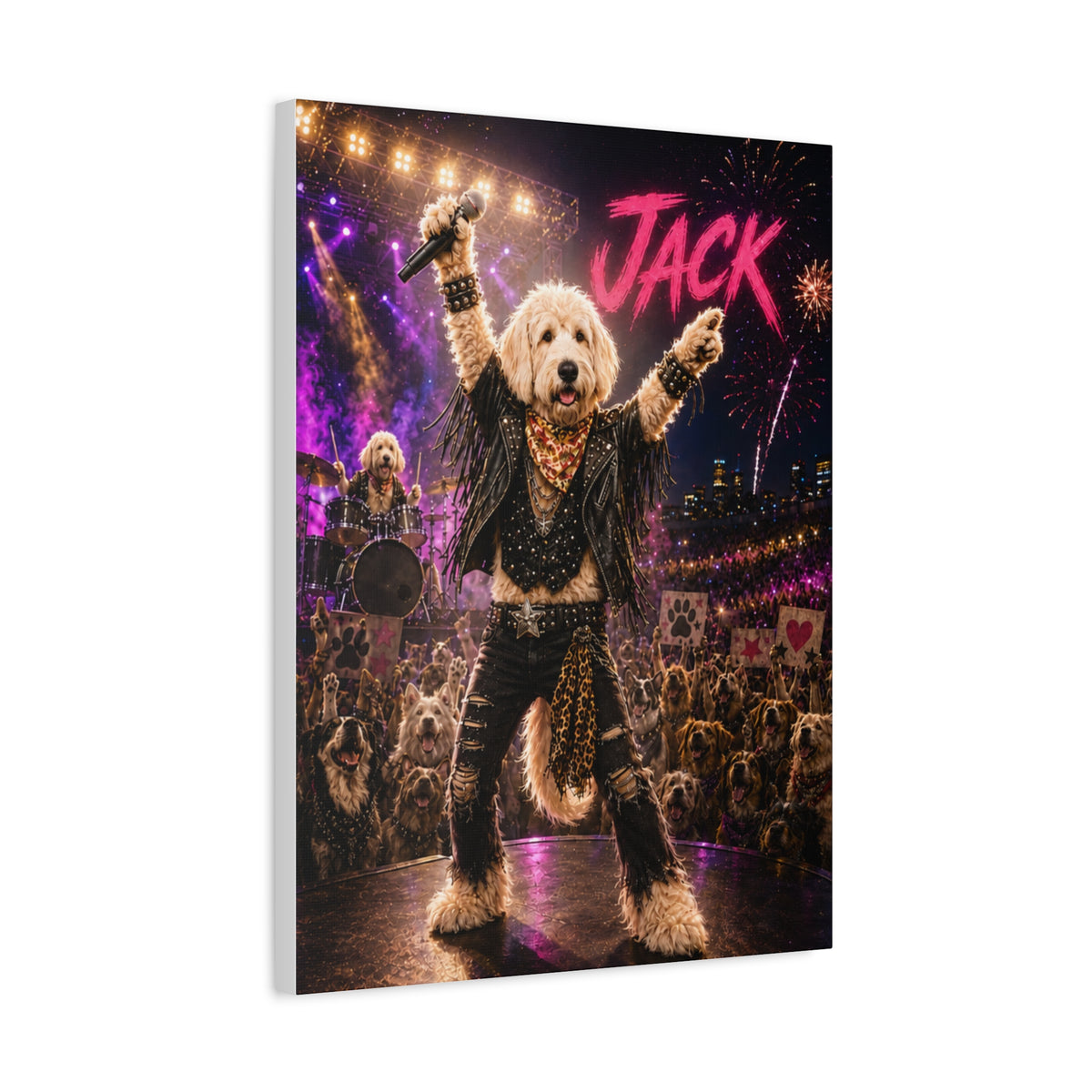 Rockstar Custom Pet Canvas