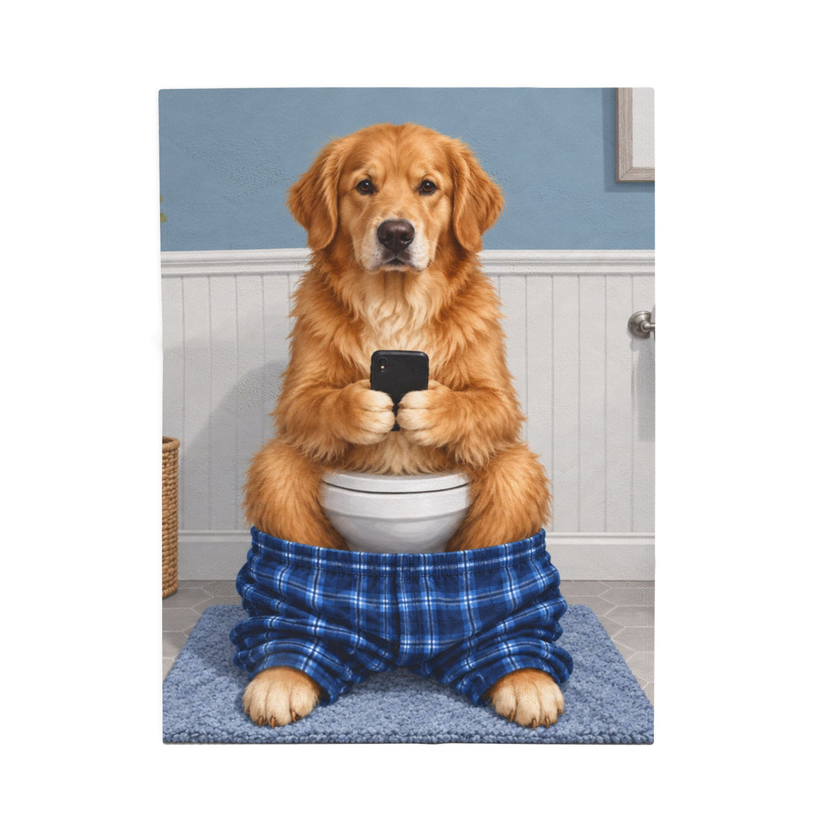 Sit & Scroll Custom Pet Blanket