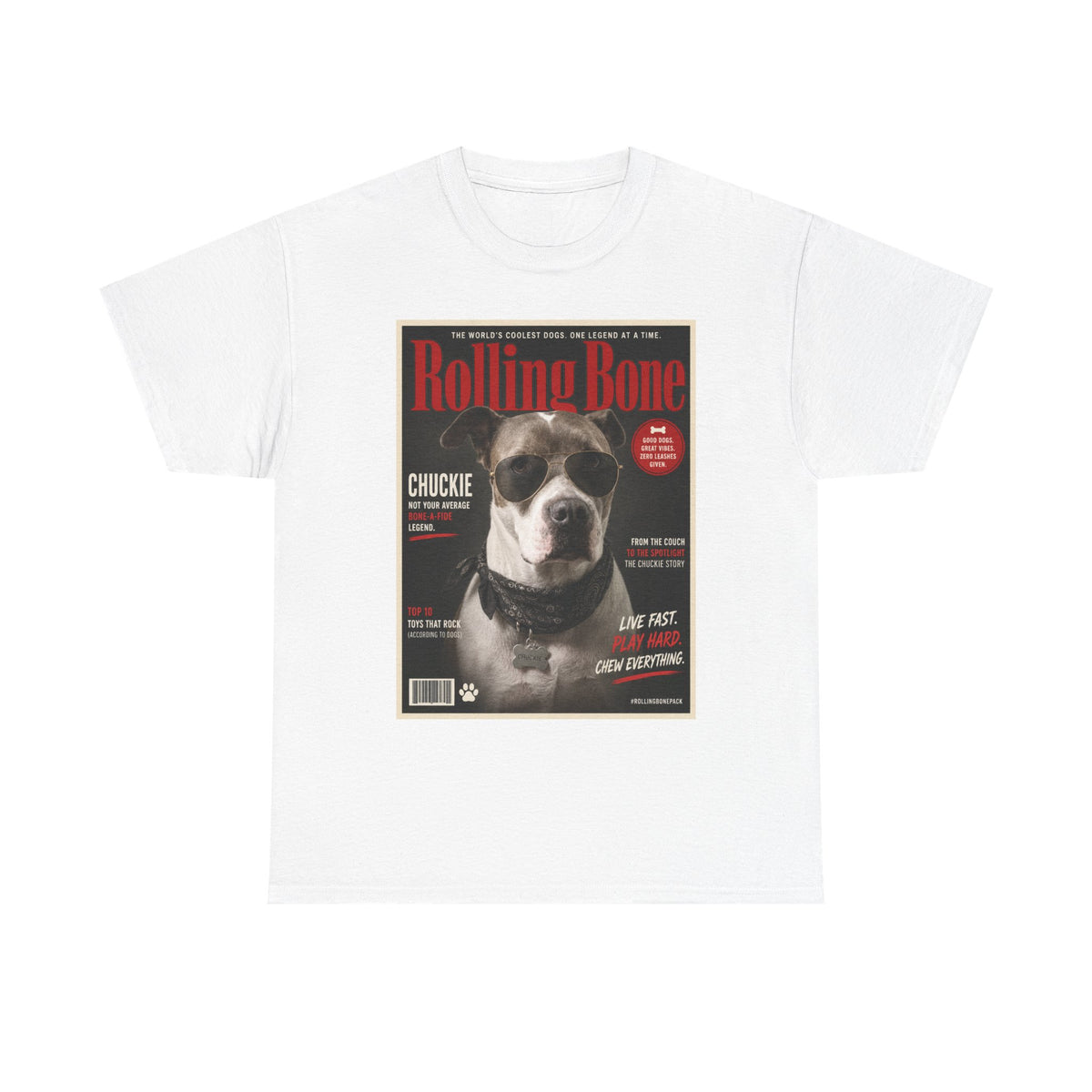 Rolling Bone Magazine Custom Pet Tee