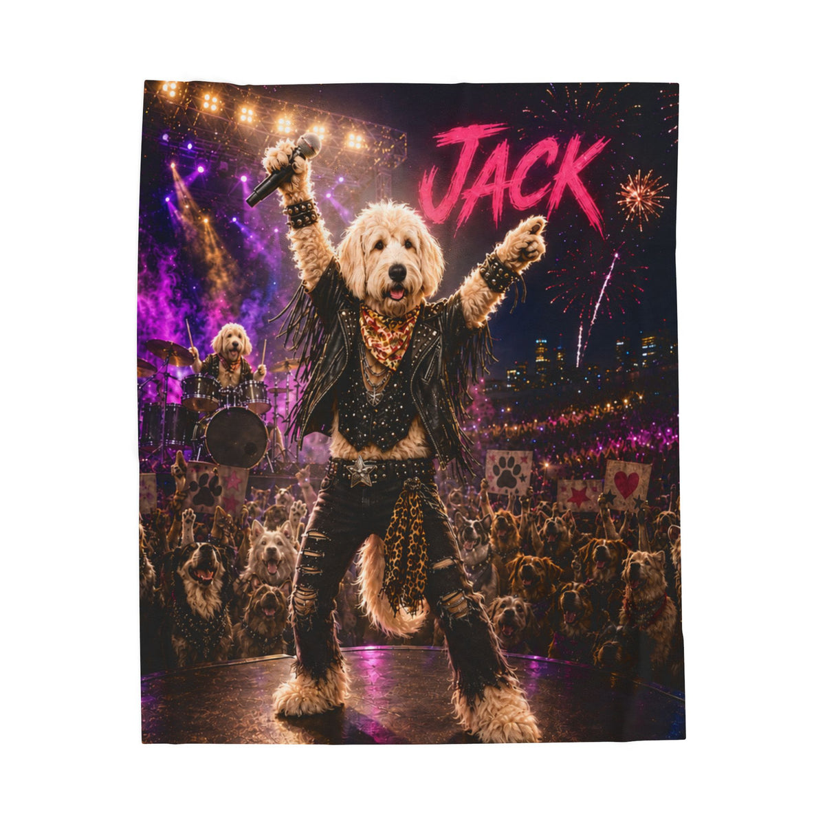 Rockstar Custom Pet Blanket