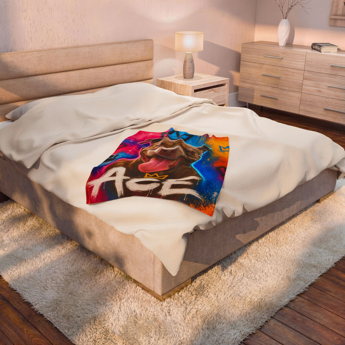 Street Art Custom Pet Blanket