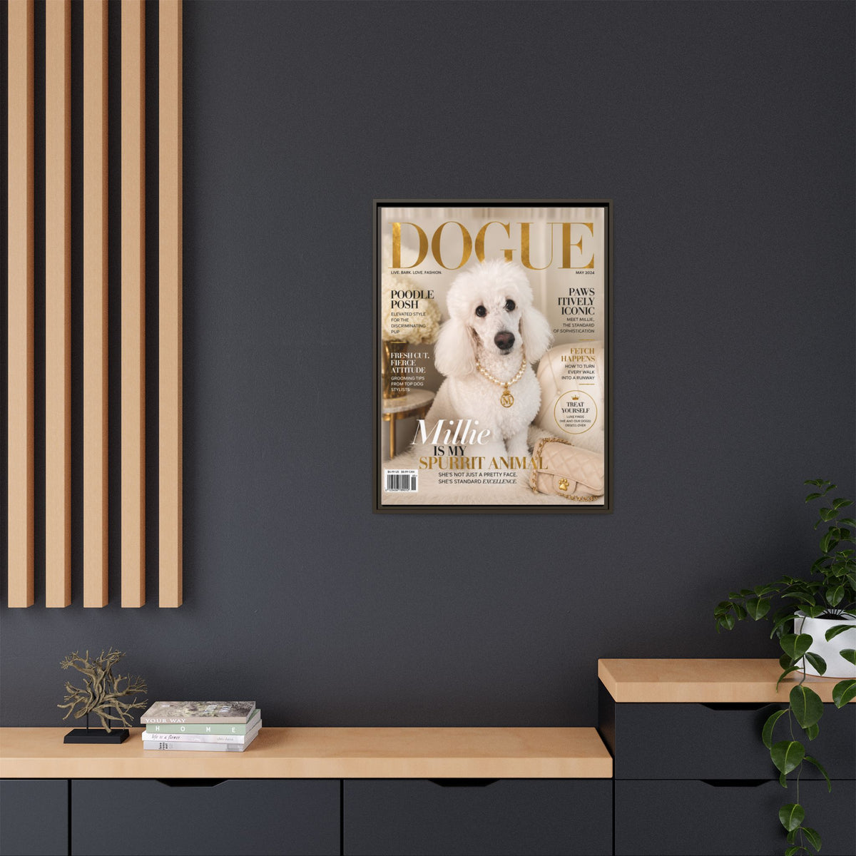 Dogue Custom Pet Framed Canvas