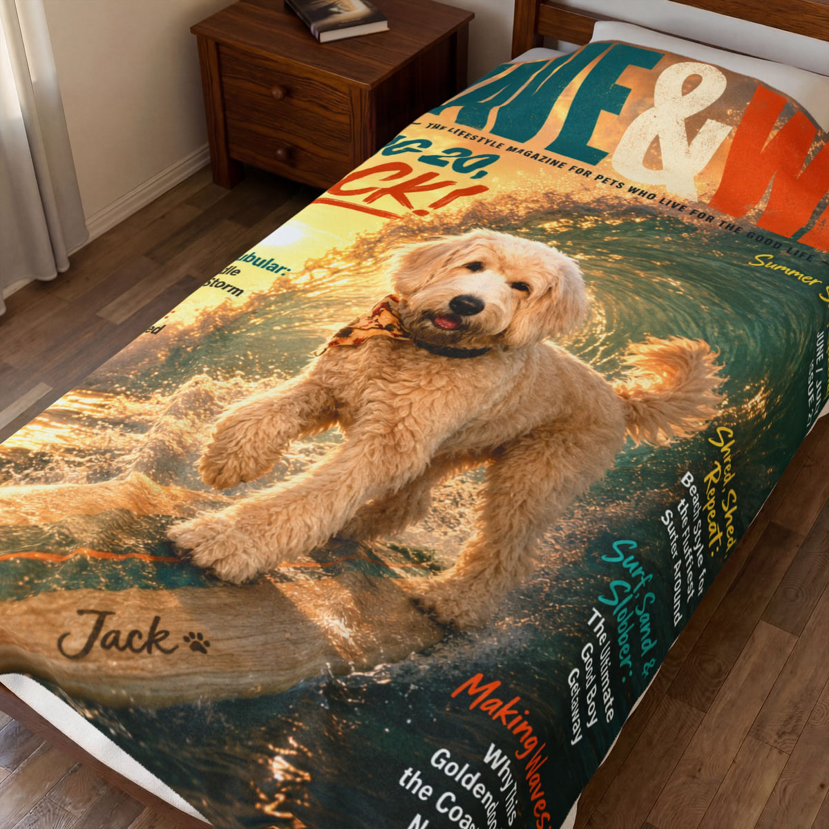 Wave & Wag Custom Pet Blanket