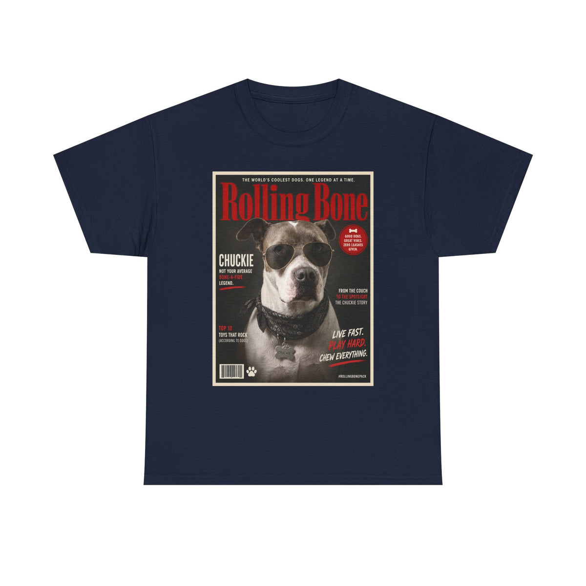 Rolling Bone Magazine Custom Pet Tee