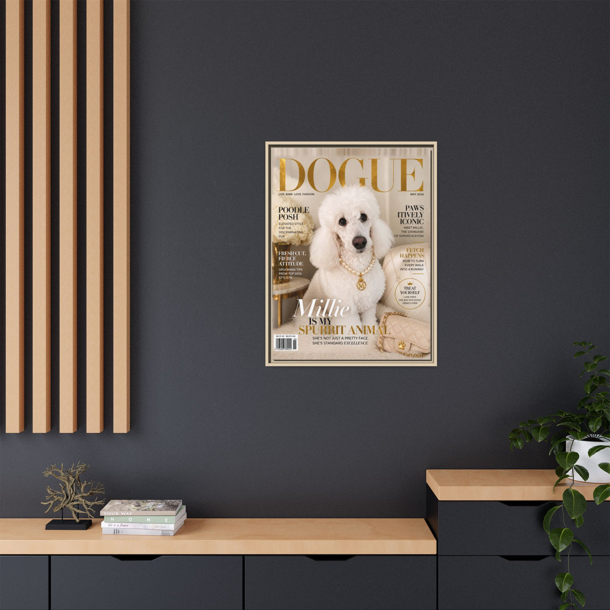 Dogue Custom Pet Framed Canvas