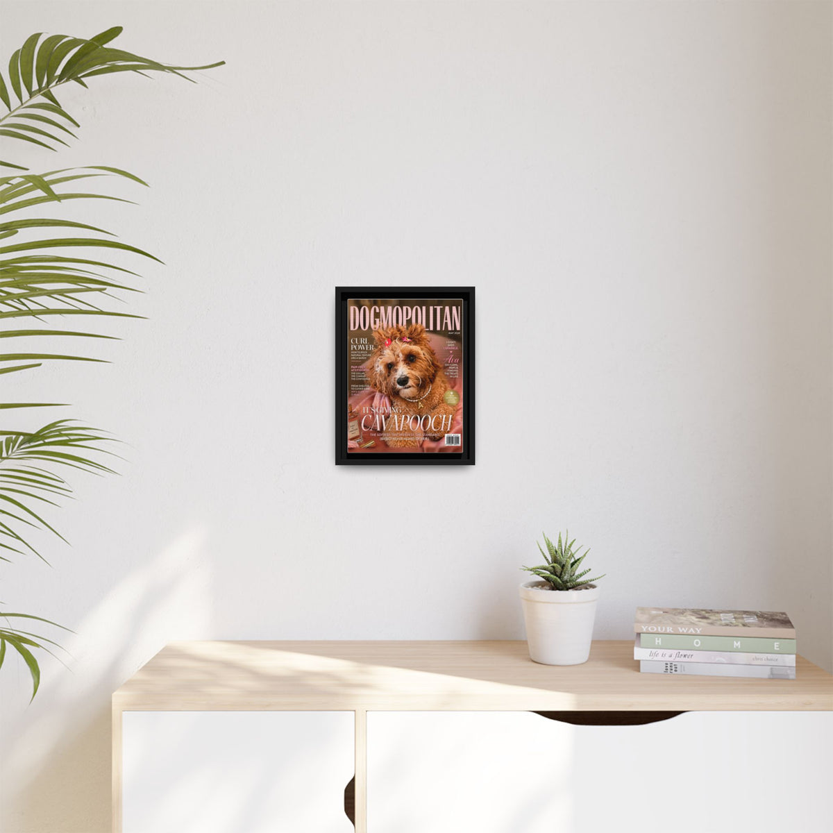 Dogmopolitan Custom Pet Framed Canvas