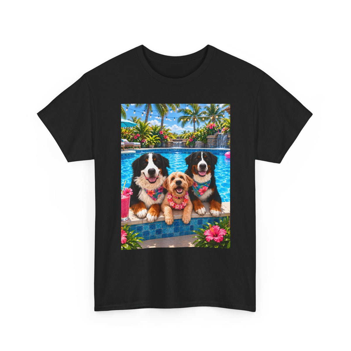 Pool Pawty Custom Pet Tee