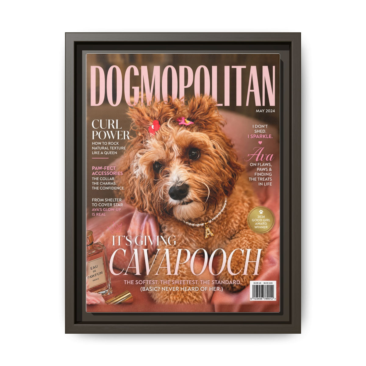 Dogmopolitan Custom Pet Framed Canvas