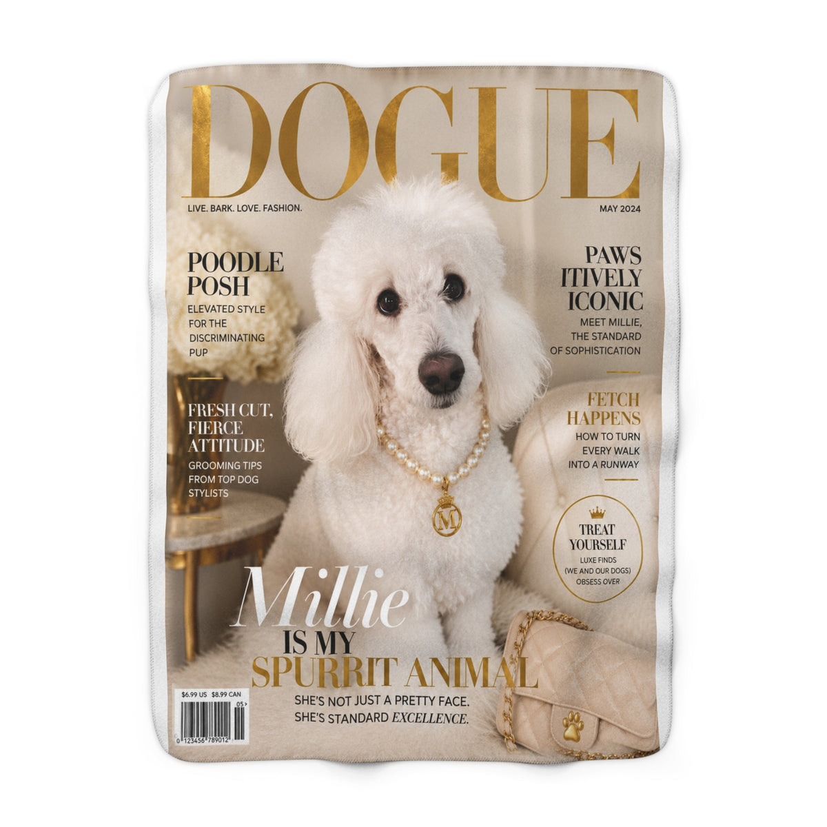 Dogue Custom Pet Sherpa Blanket