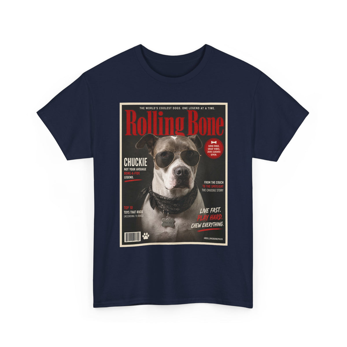 Rolling Bone Magazine Custom Pet Tee