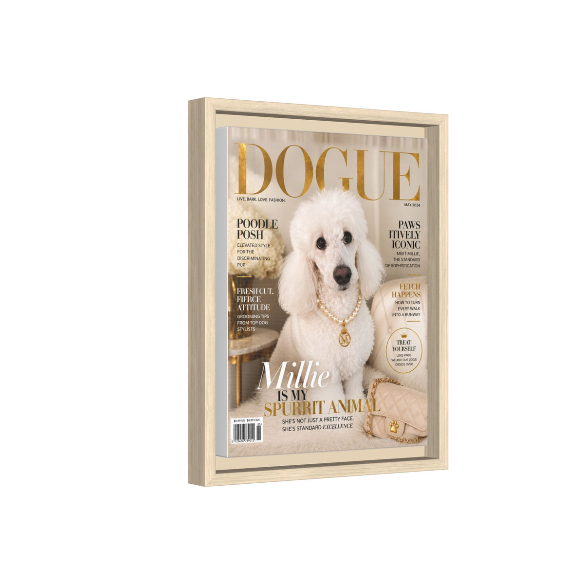 Dogue Custom Pet Framed Canvas