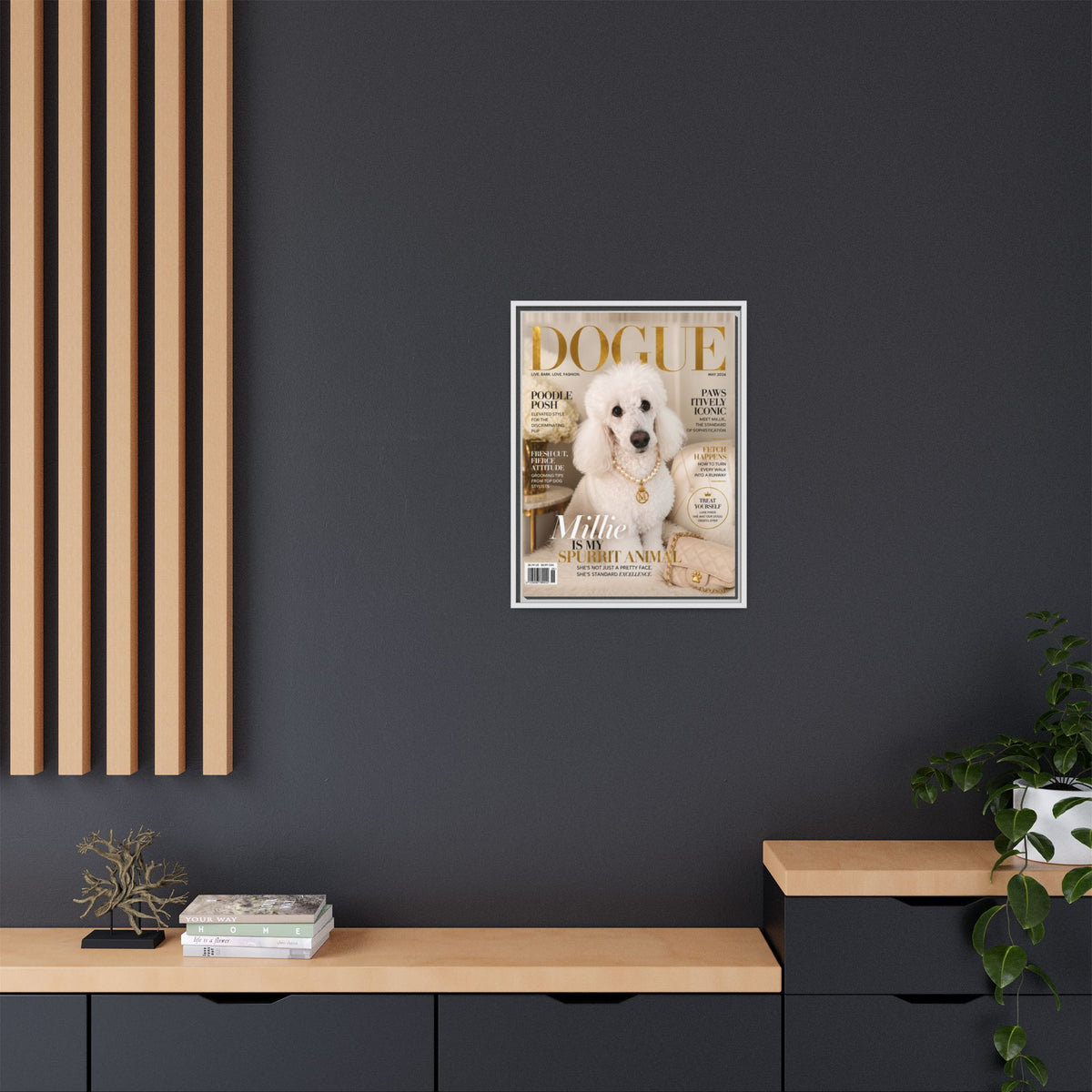 Dogue Custom Pet Framed Canvas
