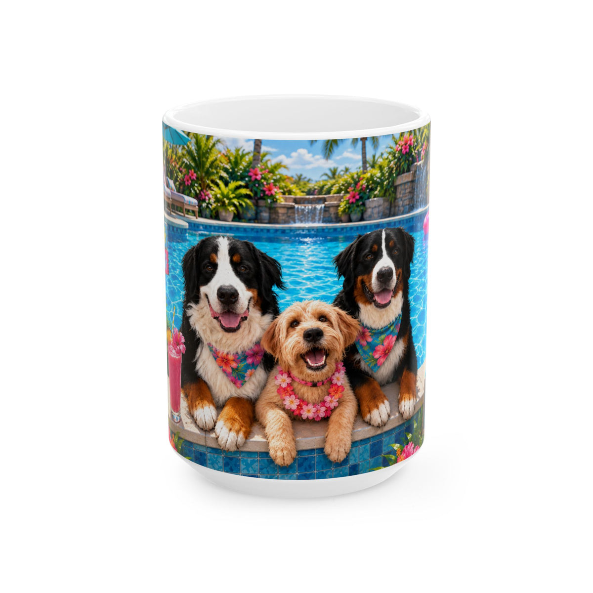 Pool Pawty Custom Pet Mug