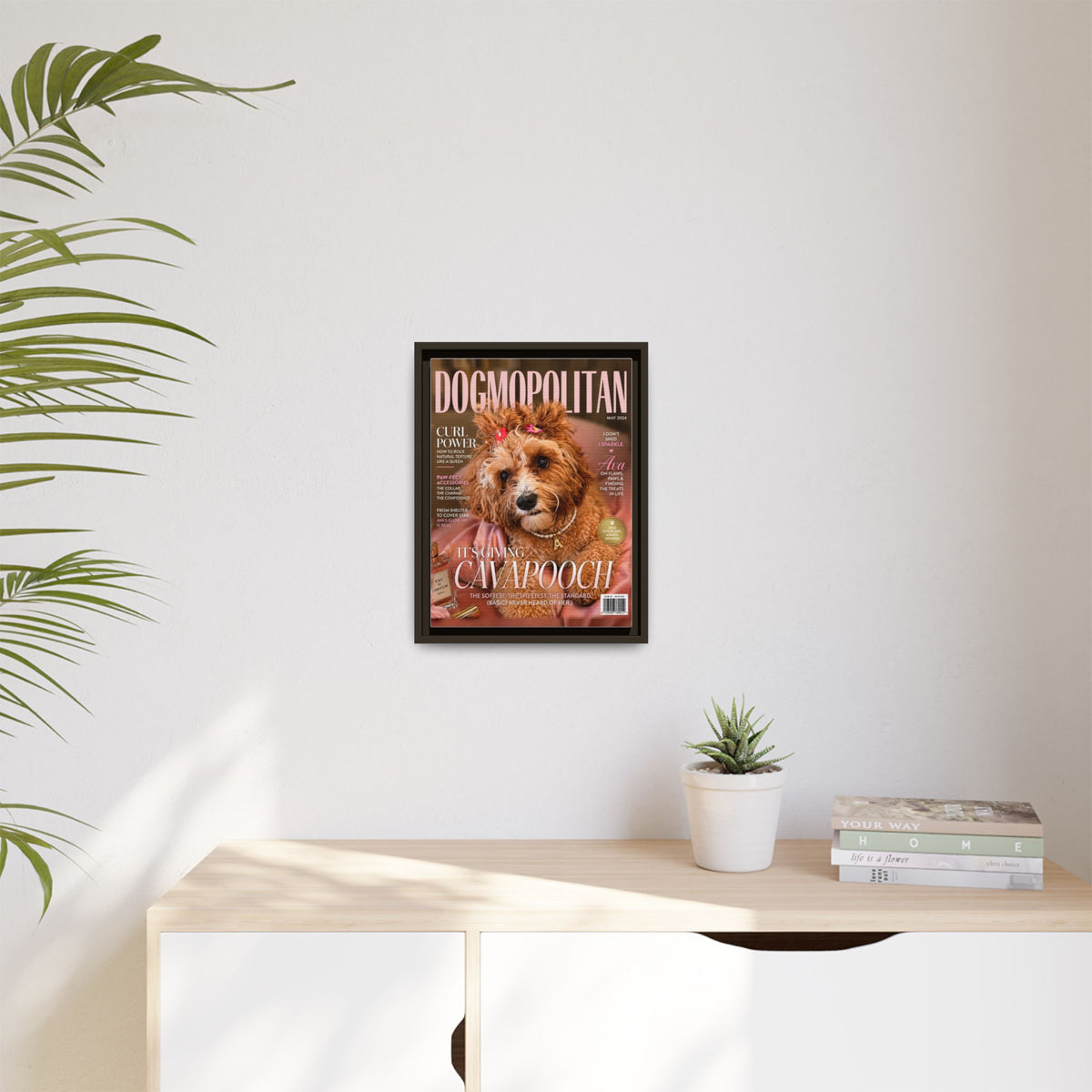 Dogmopolitan Custom Pet Framed Canvas