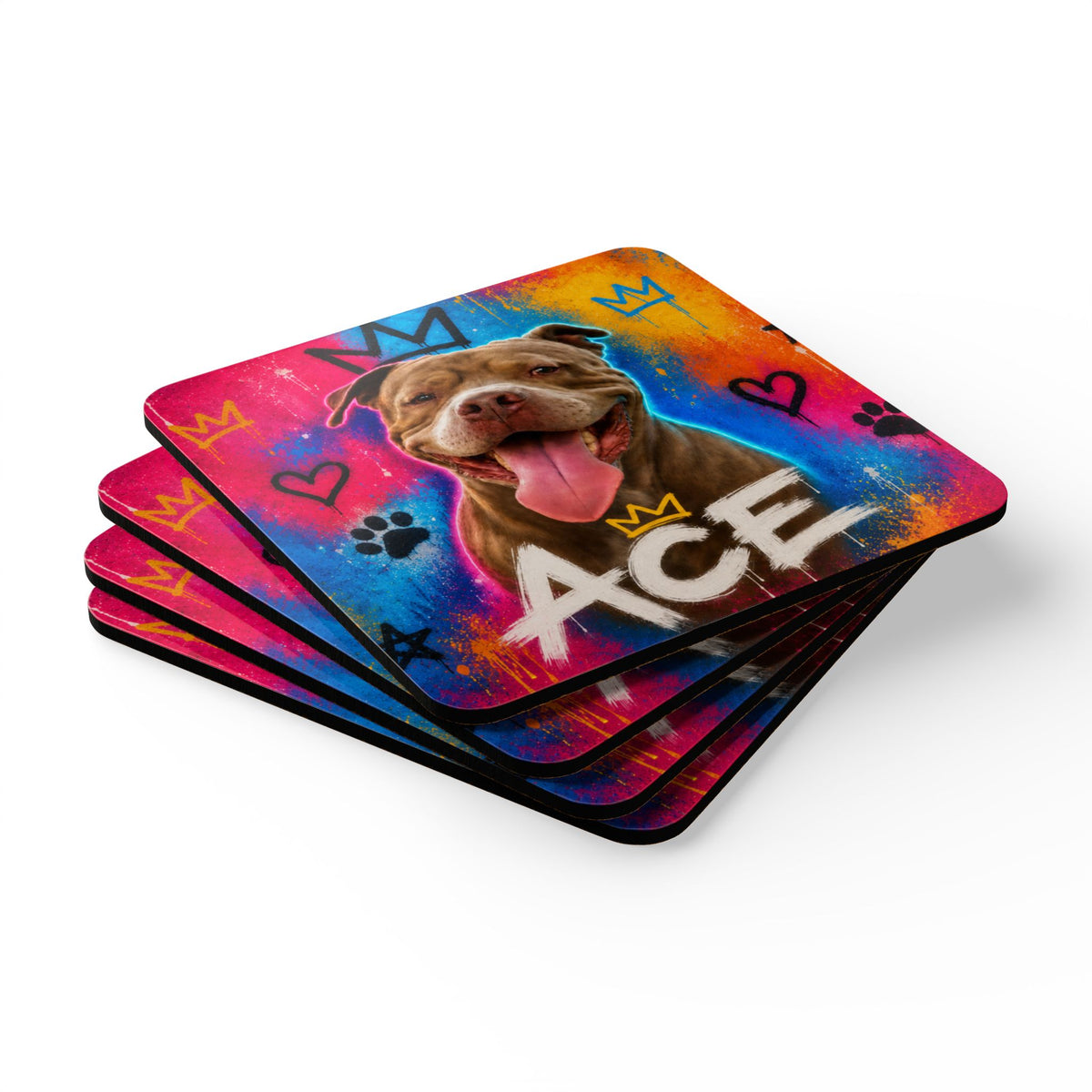 Street Art Custom Pet Coasters