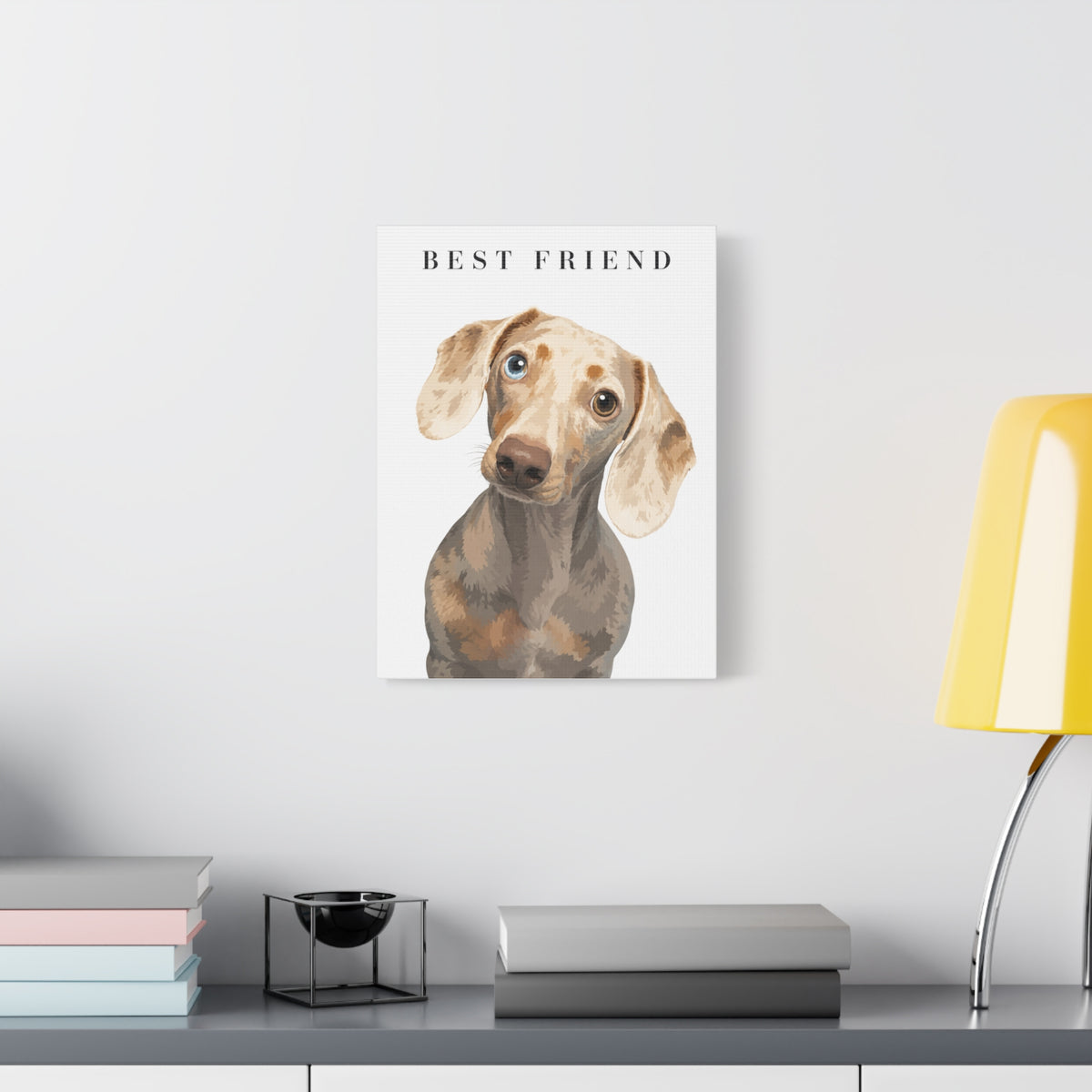 Modern Portrait Custom Pet Canvas