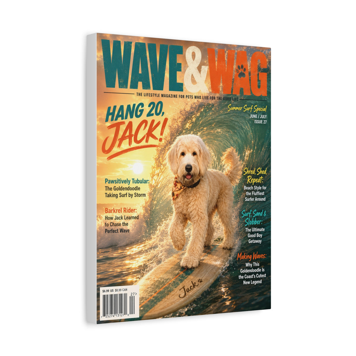 Wave & Wag Custom Pet Canvas