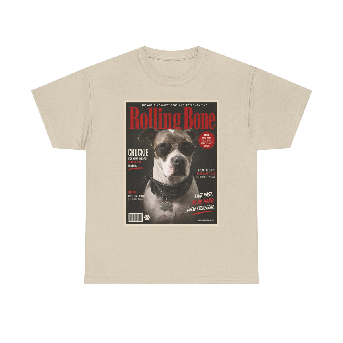 Rolling Bone Magazine Custom Pet Tee