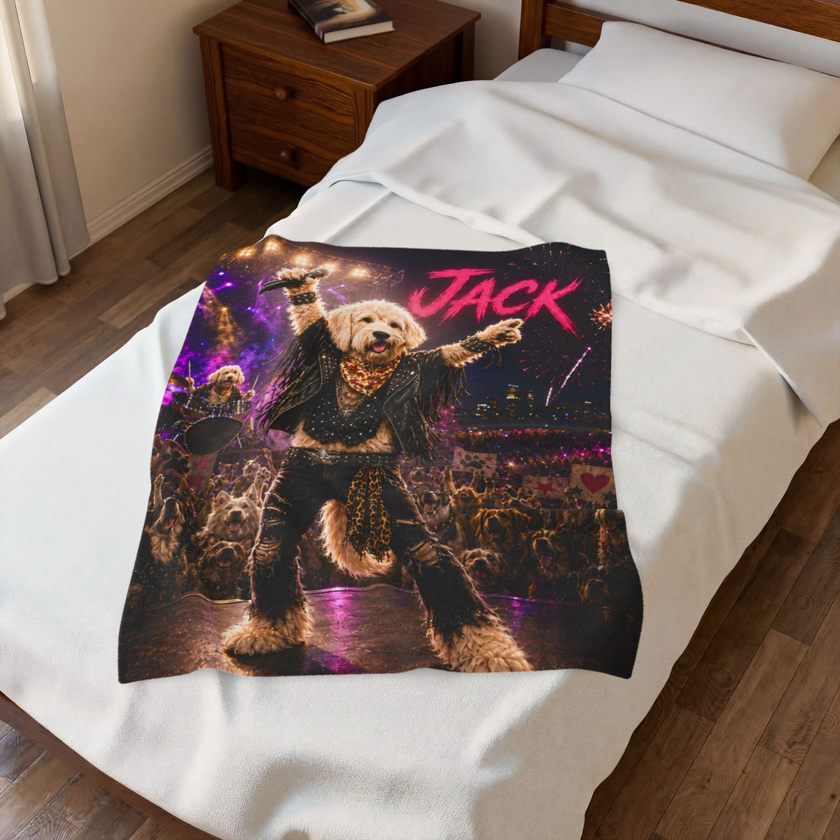 Rockstar Custom Pet Blanket