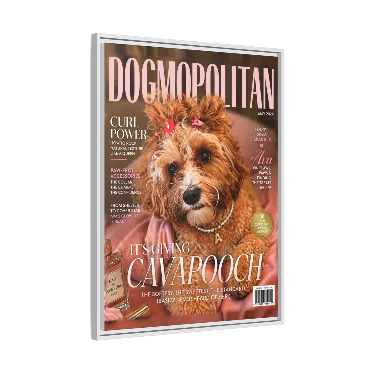 Dogmopolitan Custom Pet Framed Canvas